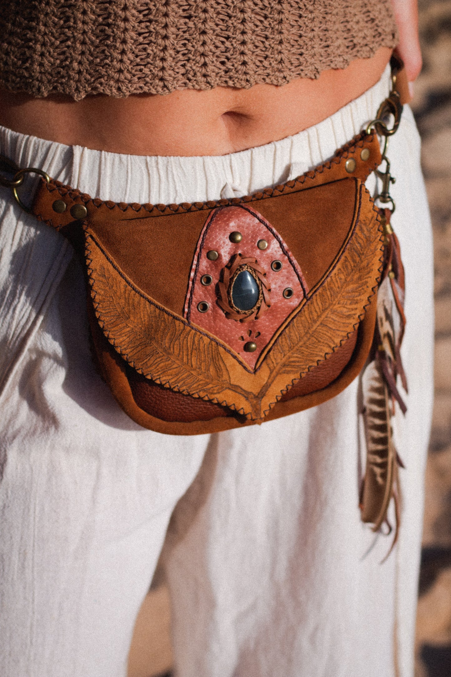 BOLSA AVEIA :: Obsidiana Flor de Lótus