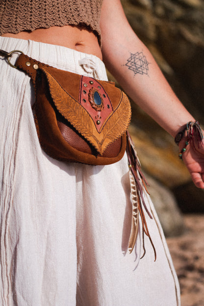 BOLSA AVEIA :: Obsidiana Flor de Lótus