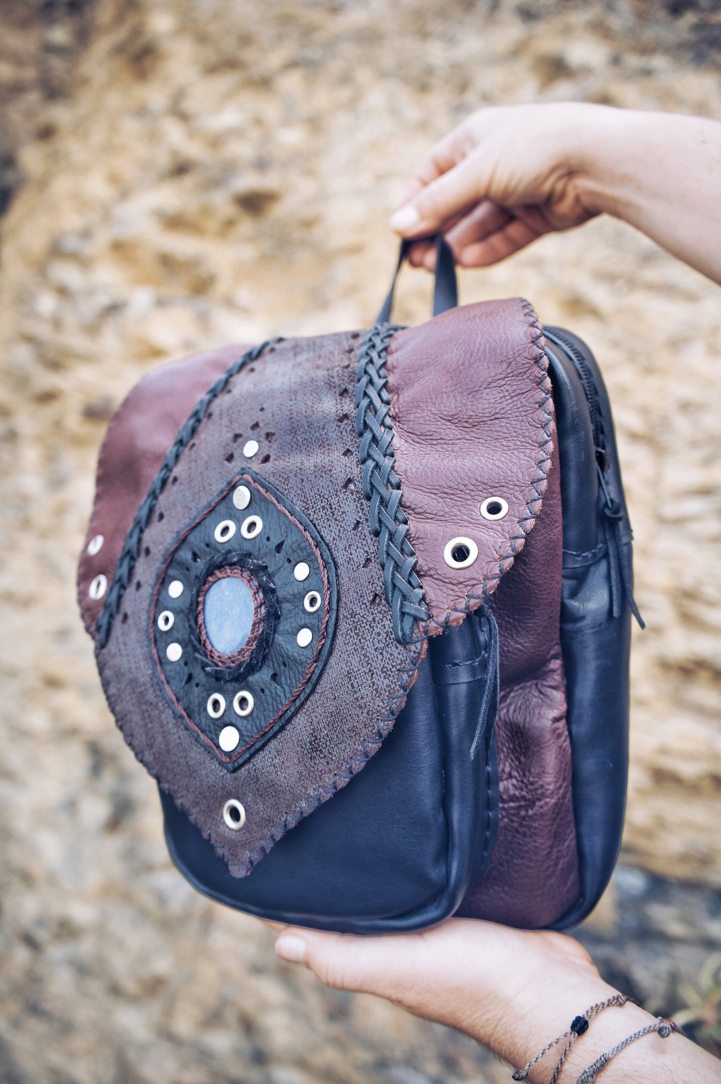 MOCHILA: Quartzo Azul
